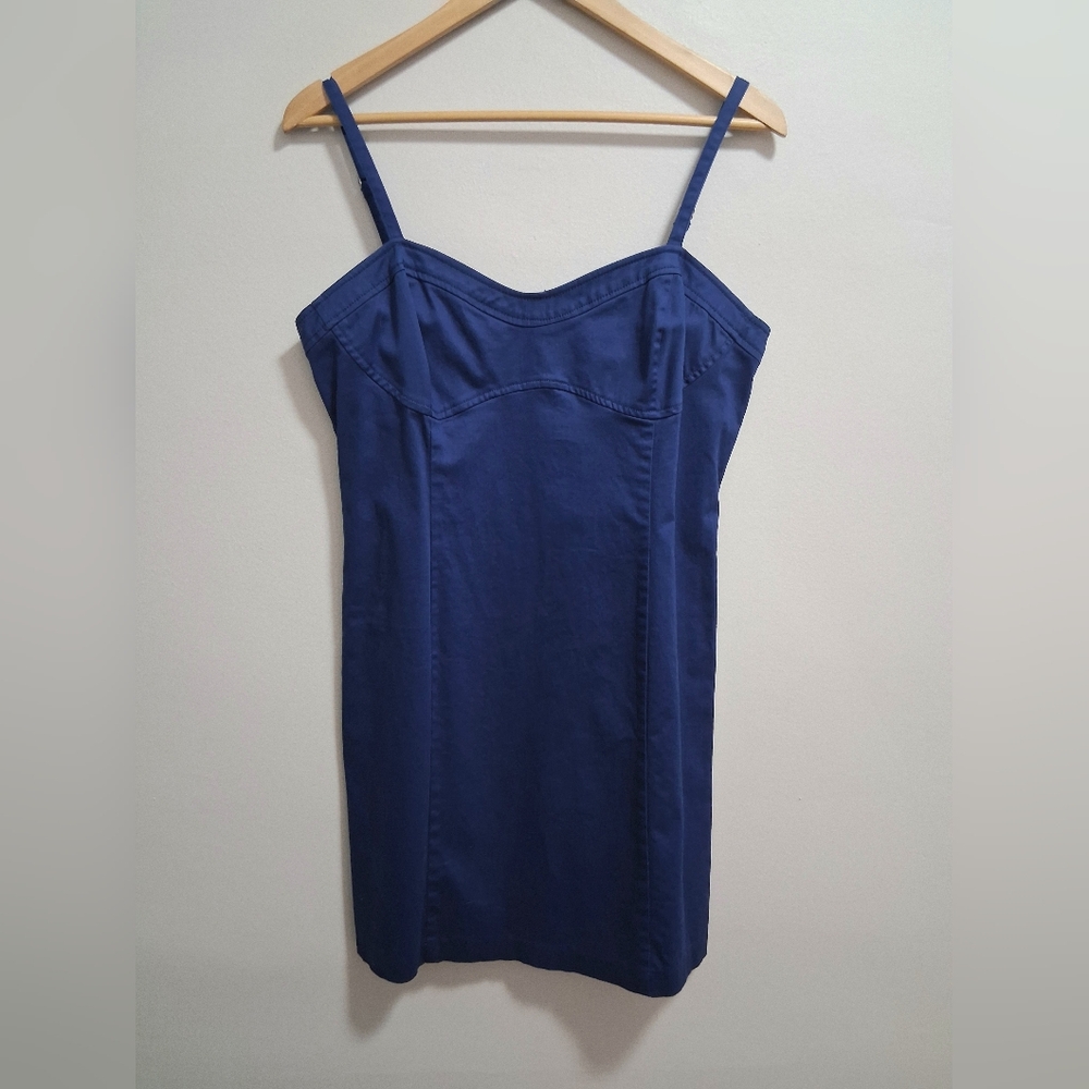 Guess Vintage Y2K Sweetheart Neck Bodycon Mini Dress Stretch Size XL